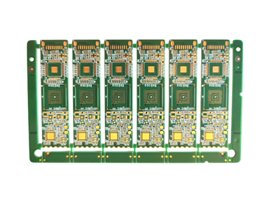 HDI：FR4 S1000-2M-4 layers-1.6mm-1/1/1/1oz-ENIG2u'-Blind buried half-hole PCB